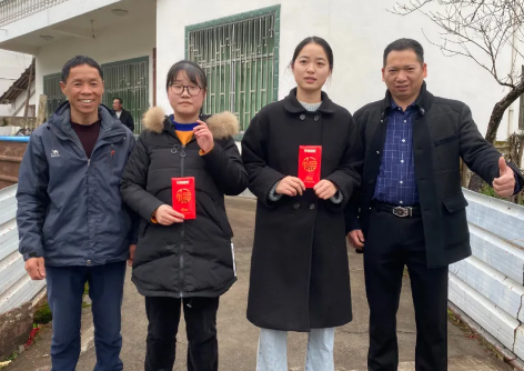 【愛在行動】薩震總經理程紅星新春慰問村里和員工家屬老人及大學生，送溫暖